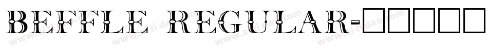 Beffle Regular字体转换